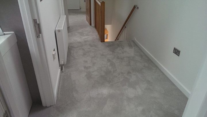 Cormar sensation luxury saxony carpet installation at a bespoke flat in Ware.